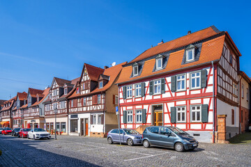 Altstadt, Büdingen, Hessen, Deutschland 
