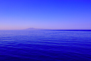 Fototapeta premium sunrise over the Aegean Sea, off Tinos, famous Cycladic island