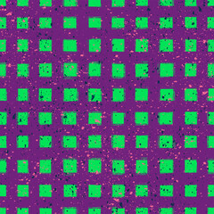 Trendy grunge seamless pattern. Colorful geometric print with abstract shapes design.