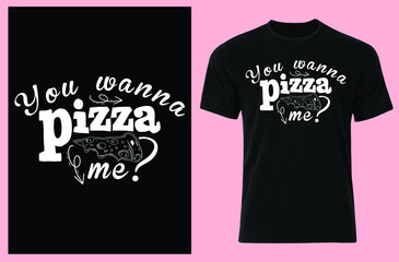 Pizza Quotes T-shirt Design And Pizza SVG Bundle Design