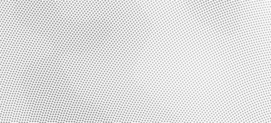The halftone texture is chaotic monochrome. Abstract black and white waves background of dots. Backdrop for the design of websites, business cards, posters