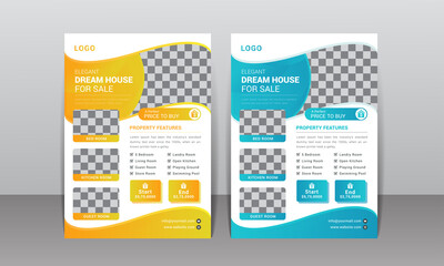 Real Estate Home Sale flyer Design Template, Editable Flyer Template Design, Corporate Flyer Design.