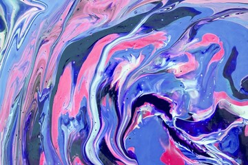 Fluid art painting. Abstract decorative marble texture. 