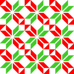 Christmas wrapping paper pattern in 4K. Seamless texture. Geometric design.