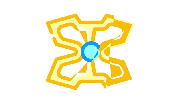 stimulant gadget animated color icon stimulant gadget sign. isolated on white background