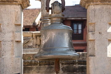 Obraz premium Ancient temple architecture of Nepal and culture in world heritage UNESCO site Bhaktapur Durbar Square, Katmandu
