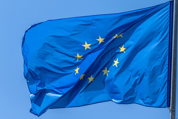 European Union flag. EU