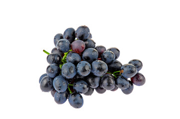 Grapes in white background