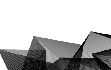 abstract lines on white background vector illustration