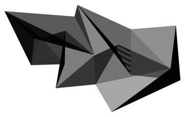 abstract lines on white background vector illustration