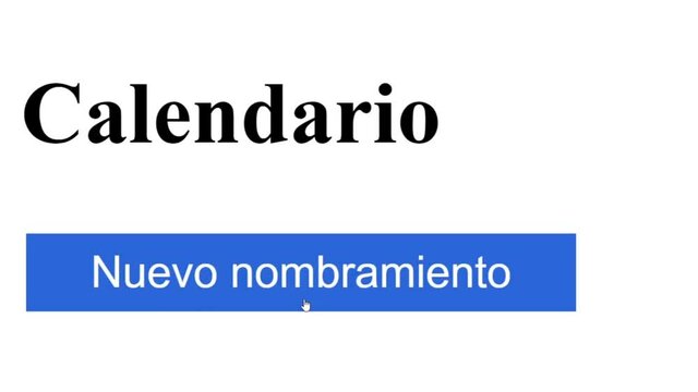 Spanish. Creating a Scheduled New Appointment in Calendar. Create Schedule Prompt in Personal Organizer Datebook. Digital Display View of Clicking in Diary.