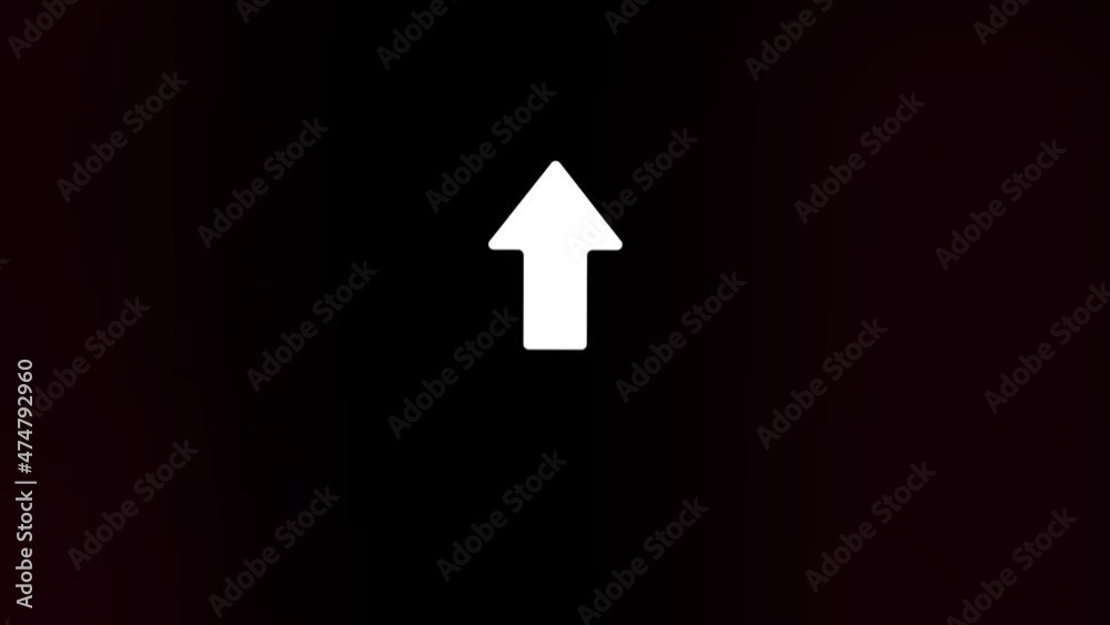 Poster Glitch Swipe up animation button. Application and social network icons, swipe up for advertising. Social media scroll arrows. 4K video animation with alpha channel