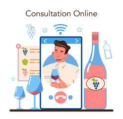 Food critic online service or platform. Professional writer making review