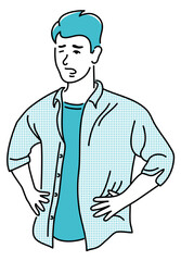 ネガティブな男性