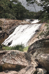 Waterfall Landscape at Cunha, Sao Paulo.