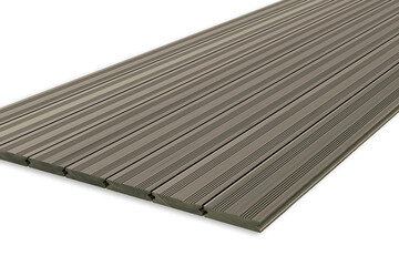 Exterior wooden decking or flooring on the terrace, Wood parquet flooring. exterior wooden decking or flooring isolated on white background