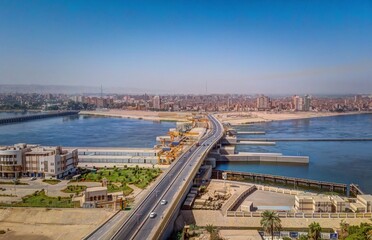 Assiut Barrages in Assiut city of Egypt