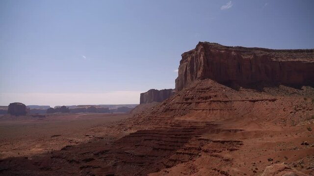 Monument Valley Time Lapse Mitchell Mesa from John Wayne Point Utah Arizona Southwest USA