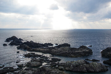 潮岬灯台から眺める太平洋