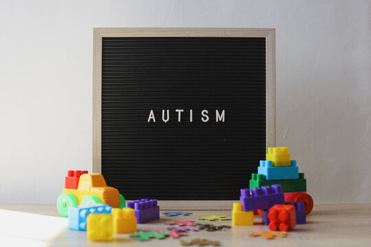 World Autism Awareness day or world asperger day, mental health care background concept
