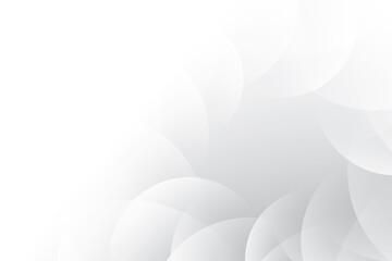 Abstract white and gray color, modern design background with geometric shape. Vector illustration.