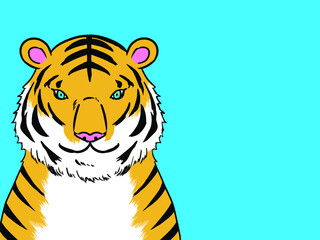 年賀状・謹賀新年・虎・寅・お正月