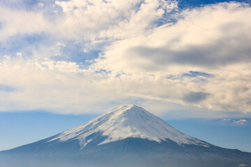河口湖大石公園からの富士山