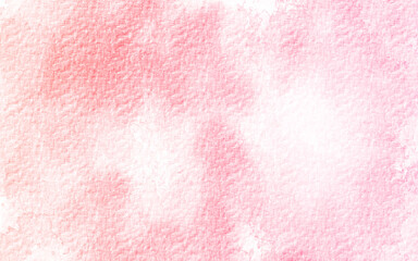 abstract watercolor background Red or pink watercolor background. Aquarelle hand painted texture paper. Drawing concept