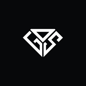 GDS letter logo creative design. GDS unique design, GOS letter logo creative design. GOS unique design