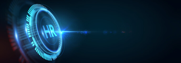 Business, Technology, Internet and network concept. Human Resources HR management concept.    3d illustration