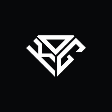 KDG letter logo creative design. KDG unique design, KOG letter logo creative design. KOG unique design