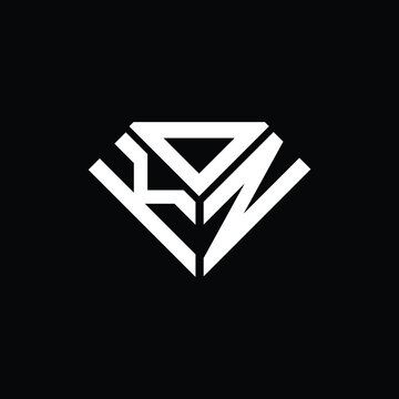 KDN letter logo creative design. KDN unique design, KON letter logo creative design. KON unique design