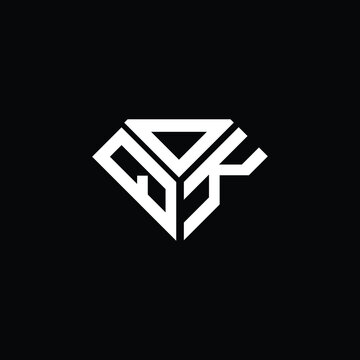 QDK letter logo creative design. QDK unique design, QOK letter logo creative design. QOK unique design