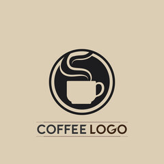 Coffee cup Logo Template icon hot drink coffee and tea design illustration