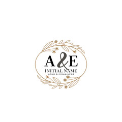 AE Beautiful elegant logos or wedding monograms collection