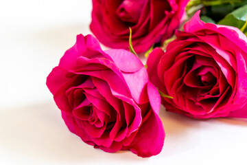 Happy Valentine's day! Card, online banner, greeting card, Flat lay on Valentine's Day