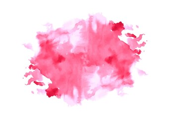 Pink watercolor splash design