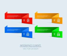 .Business infographic set of steps design