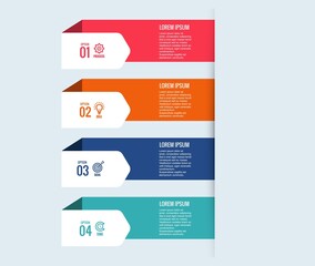 .Infographic steps concept creative banner design