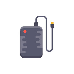 External Hard Drive icon in vector. Logotype;