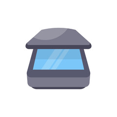 Scanner icon in vector. Logotype;