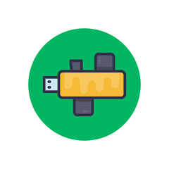 Card Reader icon in vector. Logotype;