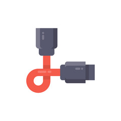 Sata Cable icon in vector. Logotype;
