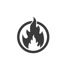 Fire flame  icon vector illustration design