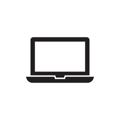 Laptop icon in vector. Logotype;