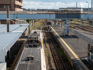 銚子駅の風景
