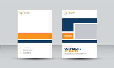Annual report and company profile cover or booklet cover, Leaflet presentation, or identity cover  design