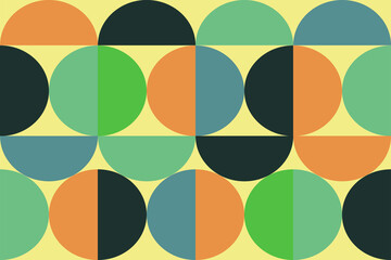 modern style circle pattern