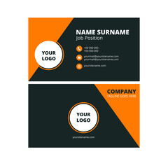business card with simple design