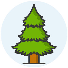 Christmas tree icon